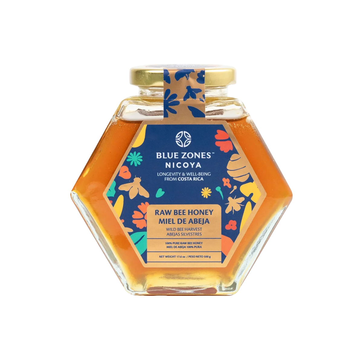 Blue Zones Nicoya raw bee honey